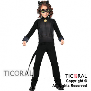 DISFRAZ CAT NOIRE NIA CAND TALLE 3  X 1